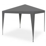 Садовий Павільйон 4 стінки 3x3 м сірий Plonos - Простір для відпочинку на природі - Зображення 3