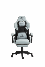 Зручність для активних геймерів Ігрове Геймерське крісло PLAYER 5.0 CRF50 БІЛЕ з підніжкою - Зображення 5