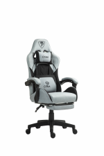 Зручність для активних геймерів Ігрове Геймерське крісло PLAYER 5.0 CRF50 БІЛЕ з підніжкою - Зображення 6