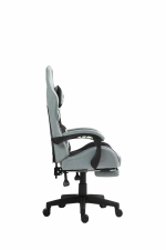 Зручність для активних геймерів Ігрове Геймерське крісло PLAYER 5.0 CRF50 БІЛЕ з підніжкою - Зображення 7