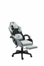Зручність для активних геймерів Ігрове Геймерське крісло PLAYER 5.0 CRF50 БІЛЕ з підніжкою - Зображення 3