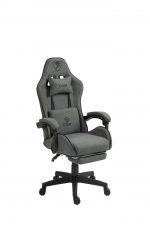 Комфортне ігрове Геймерське крісло PLAYER 5.0 CRF51 сірий з підніжкою - Зображення 6