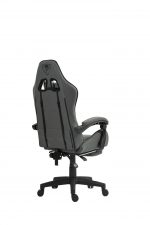 Комфортне ігрове Геймерське крісло PLAYER 5.0 CRF51 сірий з підніжкою - Зображення 8