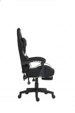 Комфорт для тривалих ігор Ігрове Геймерське крісло PLAYER 5.0 CRF52 ЧОРНЕ з підніжкою - Зображення 9