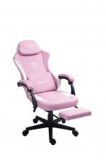Комфортне ігрове Геймерське крісло PLAYER 5.0 CRF54PK PINK з підніжкою - Зображення 2
