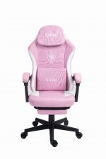 Комфортне ігрове Геймерське крісло PLAYER 5.0 CRF54PK PINK з підніжкою - Зображення 4
