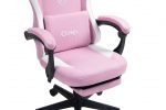 Комфортне ігрове Геймерське крісло PLAYER 5.0 CRF54PK PINK з підніжкою - Зображення 6