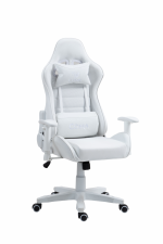 Стильне і комфортне Геймерське крісло COBRA Rebel CR207 WHITE для геймерів - Зображення 6