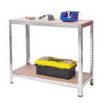 Металевий складський стелаж Plonos PL-700 150 x 75 x 30 см набір 2 шт. - Зображення 4