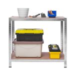 Металевий складський стелаж Plonos PL-700 150 x 75 x 30 см набір 2 шт. - Зображення 7