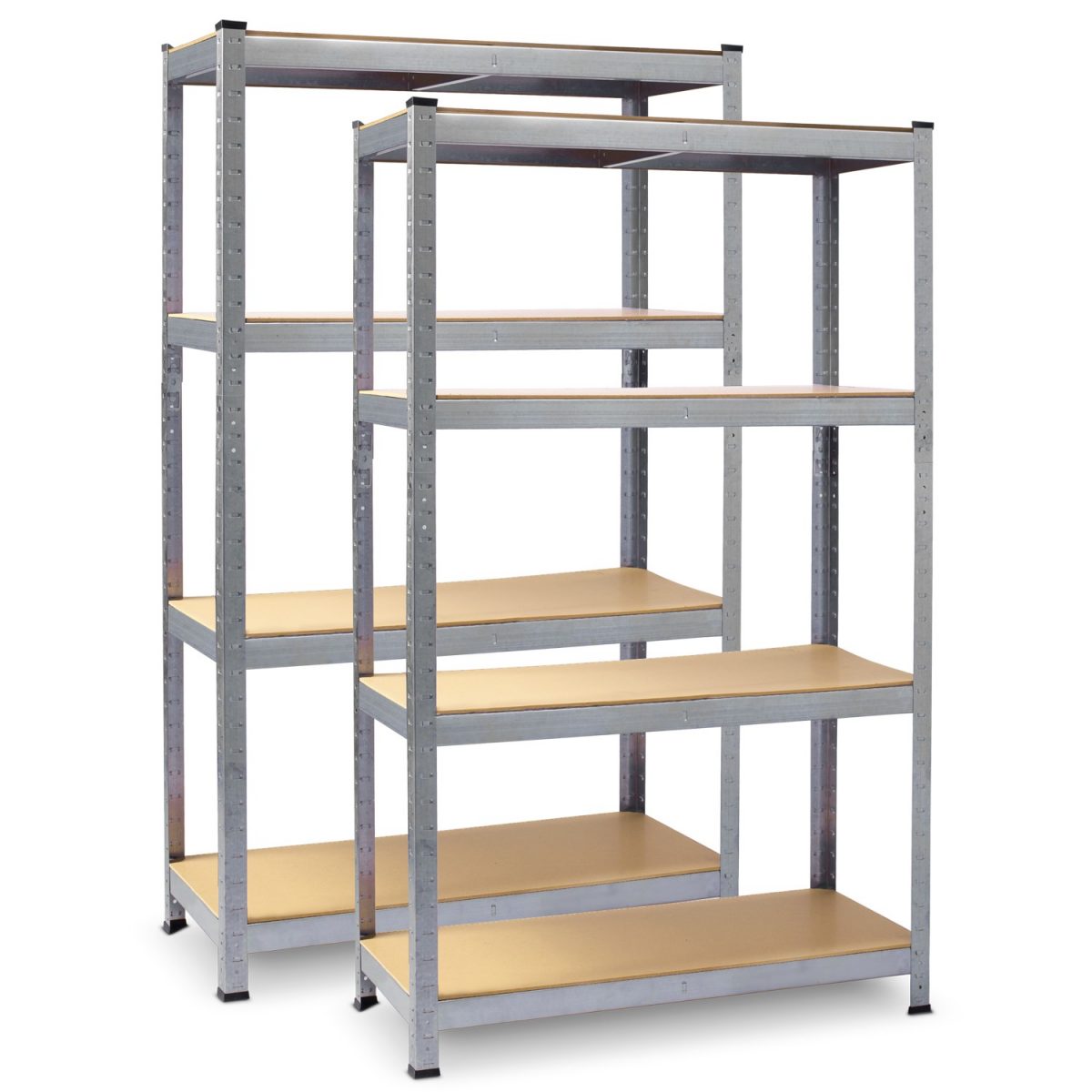 Металевий складський стелаж для великого вантажу Plonos PL-702 180 x 90 x 40 см набір 2 шт. - Зображення 2