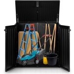 Садова скриня 116 x 112.5 x 71 см 775 л чорна - Великі об'єми для зберігання - Зображення 12