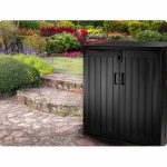 Садова скриня 116 x 112.5 x 71 см 775 л чорна - Великі об'єми для зберігання - Зображення 14