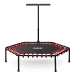 Фітнес-Батут шестикутний з ручкою 127 см Neo-Sport червоний - Ідеальний для тренувань та активного способу життя - Зображення 3