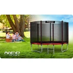 Садовий Батут з зовнішньою сіткою та драбинкою Neo-Sport 10ft/312 см - Зображення 7