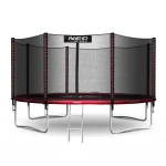 Садовий Батут з зовнішньою сіткою та драбинкою Neo-Sport 12ft/374 см - Зображення 2