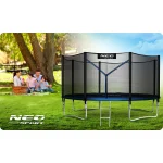 Садовий Батут з зовнішньою сіткою та драбинкою Neo-Sport 12ft/374 см - Зображення 7
