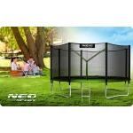 Садовий Батут з зовнішньою сіткою та драбинкою Neo-Sport 12ft/374 см - Зображення 7