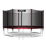 Садовий Батут з зовнішньою сіткою та драбинкою Neo-Sport 13ft/404 см - Зображення 2