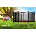 Садовий Батут з зовнішньою сіткою та драбинкою Neo-Sport 13ft/404 см - Зображення 7