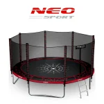 Садовий Батут з зовнішньою сіткою та драбинкою Neo-Sport 14ft/435 см - Зображення 8