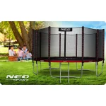 Садовий Батут з зовнішньою сіткою та драбинкою Neo-Sport 15ft/465 см - Зображення 7