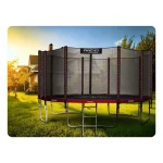 Садовий Батут з зовнішньою сіткою та драбинкою Neo-Sport 15ft/465 см - Зображення 4