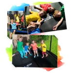 Батут садовий з внутрішньою сіткою та драбинкою Neo-Sport 6ft/183 см - Зображення 8