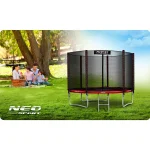 Батут садовий з зовнішньою сіткою та драбинкою Neo-Sport 6ft/183 см - Зображення 7