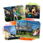 Садовий Батут з внутрішньою сіткою та драбинкою Neo-Sport 8ft/252 см - Зображення 6