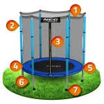 Садовий Батут для дітей Neo-Sport 140 см 4.5ft - Зображення 7