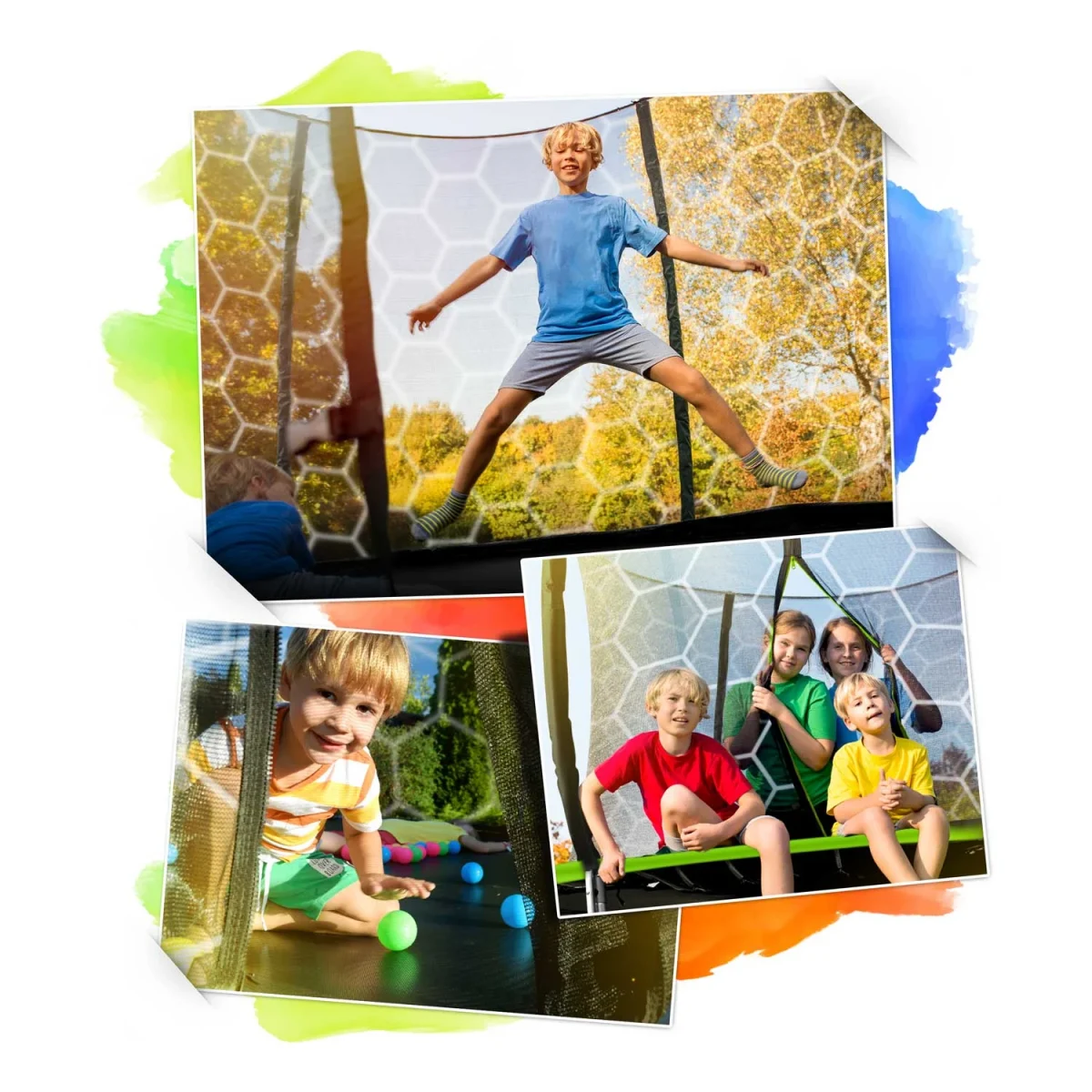 Садовий Батут профільований з внутрішньою сіткою Neo-Sport 8ft/252 см - Зображення 10