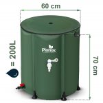 Резервуар для екологічного водозбереження дощової води Plonos PL-520 200л - Зображення 4