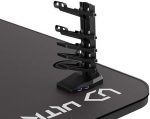 Стильний та зручний Ігровий комп'ютерний стіл для геймерів ULTRADESK FRAG Green 140X60 см + підкладка - Зображення 2