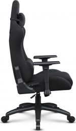 Геймерське крісло SENSE7 Spellcaster FUKU XL тканинне крісло чорне - Зображення 5