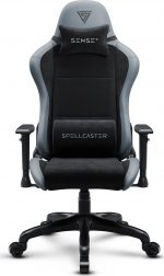 Геймерське крісло SENSE7 Spellcaster Fuku PU + алькантара нахил 90°–160° чорно-сіре - Зображення 3