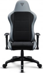 Геймерське крісло SENSE7 Spellcaster Fuku PU + алькантара нахил 90°–160° чорно-сіре - Зображення 4