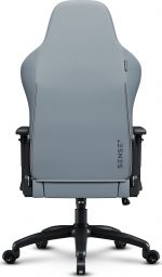 Геймерське крісло SENSE7 Spellcaster FUKU XL PU чорно/сіре - Зображення 8