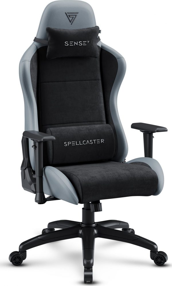 Геймерське крісло SENSE7 Spellcaster FUKU XL PU чорно/сіре