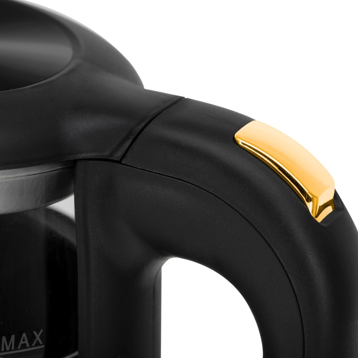 Скляний електричний чайник Adler AD 1305 LED 1.7л 2200Вт 40°C-100°C black gold