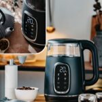 Скляний електричний чайник Adler AD 1305 LED 1.7л 2200Вт 40°C-100°C black silver - Зображення 3