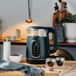 Скляний електричний чайник Adler AD 1305 LED 1.7л 2200Вт 40°C-100°C white silver