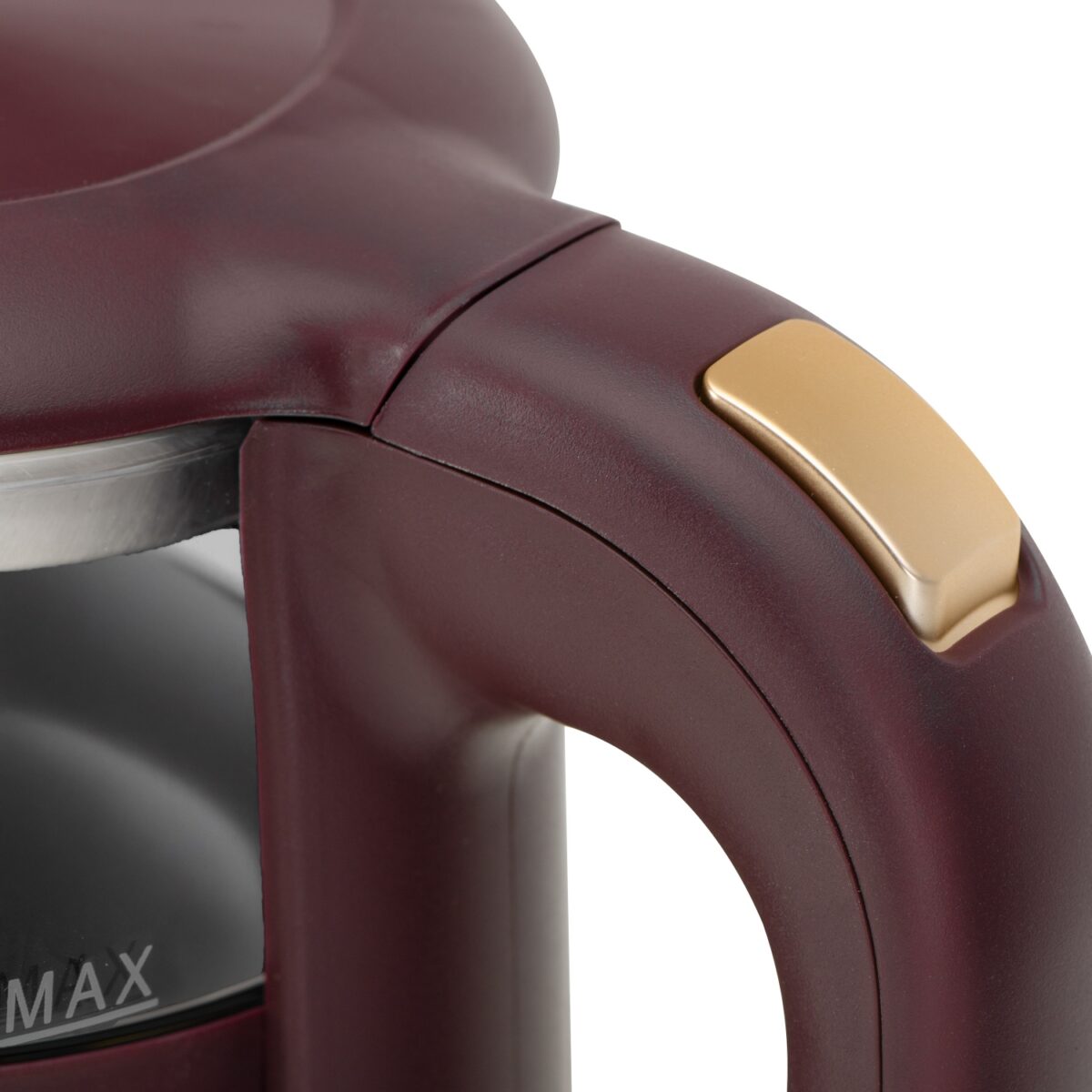 Скляний електричний чайник Adler AD 1305 LED 1.7л 2200Вт 40°C-100°C burgundy