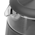 Скляний електричний чайник Adler AD 1305 LED 1.7л 2200Вт 40°C-100°C grey