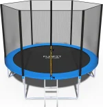 Дитячий Садовий Батут із Захисною Сіткою і Сходами FunFit 312см