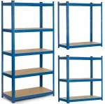 Металевий стелаж на 5 полиць Humberg 180x90x40 см синій