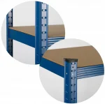 Металевий стелаж на 5 полиць Humberg 180x90x40 см синій - Зображення 5