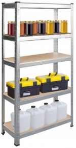 Металевий стелаж на 5 полиць LEGGER DG-200 180x 90x40 см 1000 кг - Зображення 3