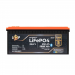 Акумулятор LogicPower LP LiFePO4 25.6V пластик Smart BT 230Ah (5888Wh) (BMS 200A/100А)