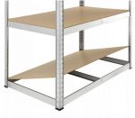 Металевий стелаж на 5 полиць FUNFIT 180x 100x60 см 1000 кг. - Зображення 5